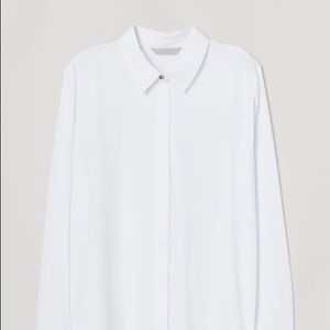 Soft White H&M Button-up Blouse